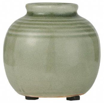 salg af Grøn vase, keramik - 8*8 cm.