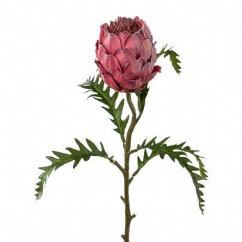 salg af Kunstig protea, pink - 62 cm.