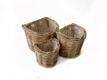 salg af Rattan vægkurv, H25 cm.